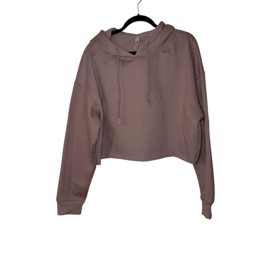 AMAZHIYU Mauve Cropped Hoodie for Women SIZE XXL